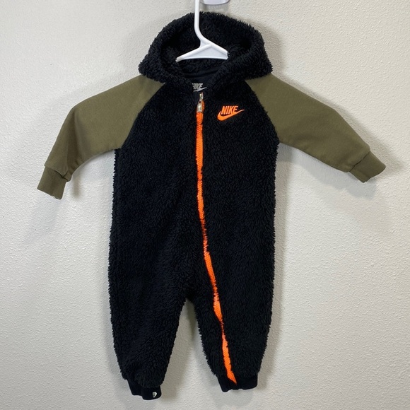 Nike jumpsuit onepiece fleece zippered - Picture 1 of 4